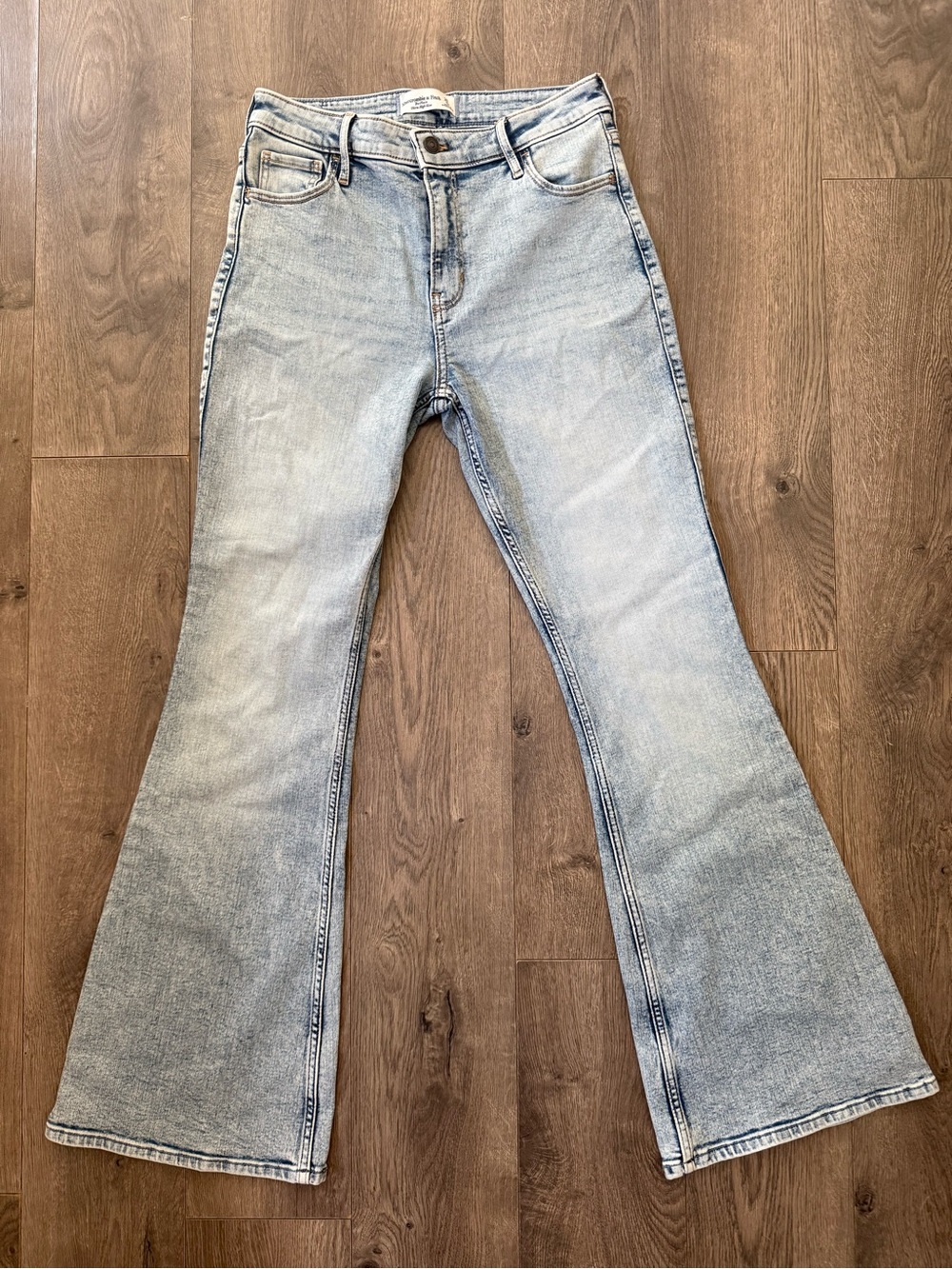 Abercrombie & Fitch Light Blue Flare Jeans